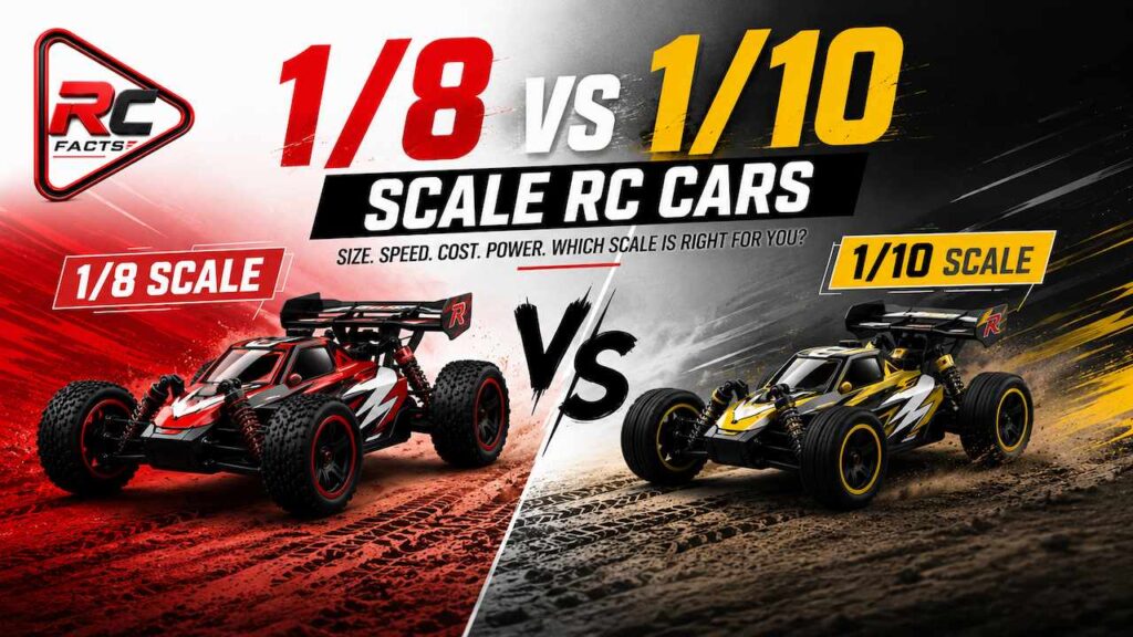 1/8 vs 1/10 Scale RC Cars