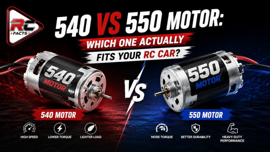 540 vs 550 motor