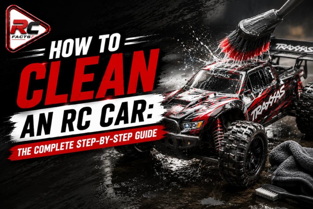 how to clean rc car